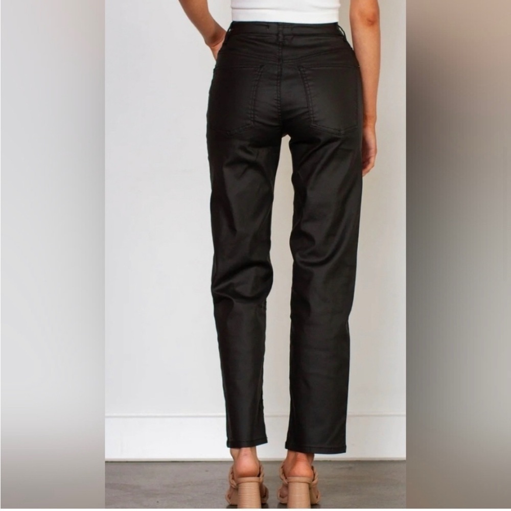 Free People We The Free Pacifica Coated High Rise Slim Straight Leg